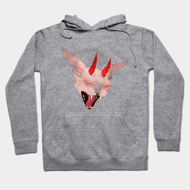 evil cat Hoodie by ~WitchNuraXOXO~